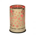 Cylinder Electric Wax Melt Burner - ‘Heart' - Two FREE premium wax melts included.