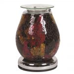 Mosaic Electric Wax Melt Burner - ‘Neptune Mosaic' - Two FREE premium wax melts included.