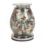 Mosaic Electric Wax Melt Burner - ‘Mercury Mosaic' - Two FREE premium wax melts included.