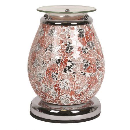Mosaic Electric Wax Melt Burner - ‘Poseidon Mosaic' - Two FREE premium wax melts included.