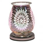 Oval Electric Wax Melt Burner - ‘Peacock’ - Two FREE premium wax melts included.