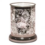 Electric Wax Melt Burner - ‘Paisley’ - Two FREE premium wax melts included.